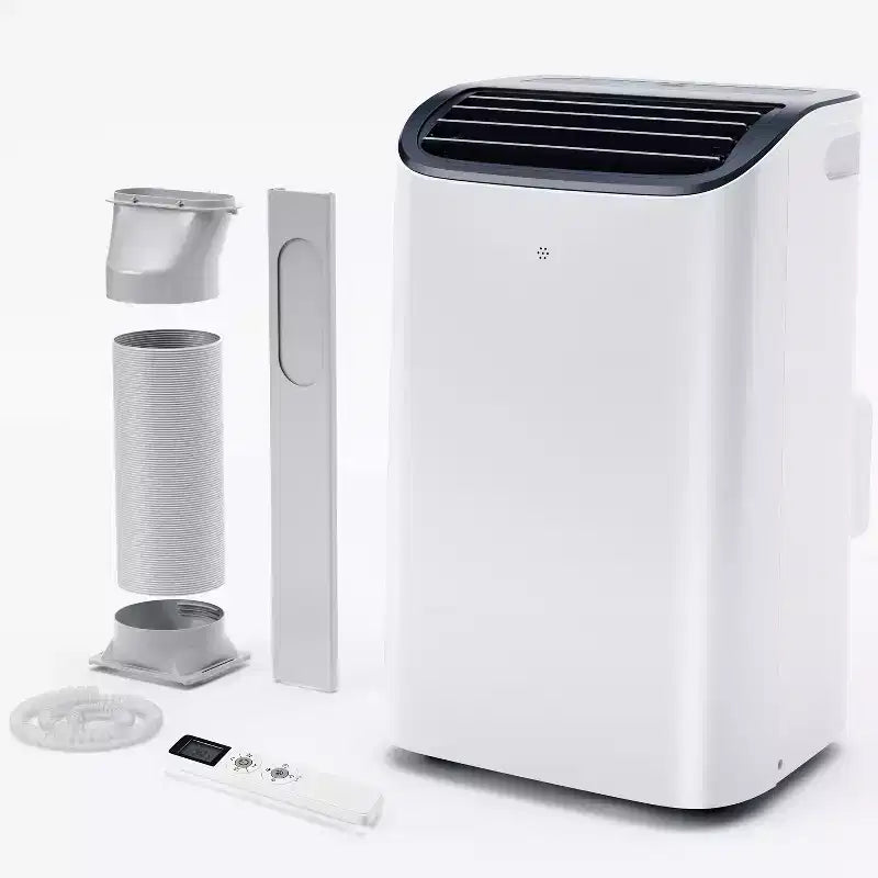 Simzlife Portable Air Conditioner 10000 BTU(DOE) 3-in-1 AC with Cooling Dehumidifier Fan Sleep Mode for 450 Sq.Ft, Adjustable Window Kits, White