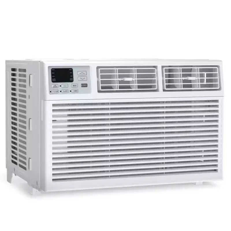 8,000 BTU Window Air Conditioner with Remote Control, Smart Window AC Unit with Dehumidifier, Fan, Energy Saving, for Home/Living Room