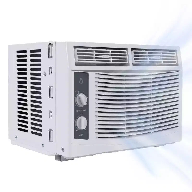 Garvee 5000 BTU Window Air Conditioner with Mechanical Controls and Reusable Filter, White