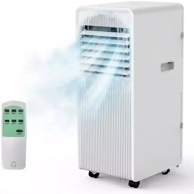 Garvee 14000 BTU Portable Air Conditioner, Modern White Easy-Control Panel, Energy Efficient Cooling for Large Rooms Home Office
