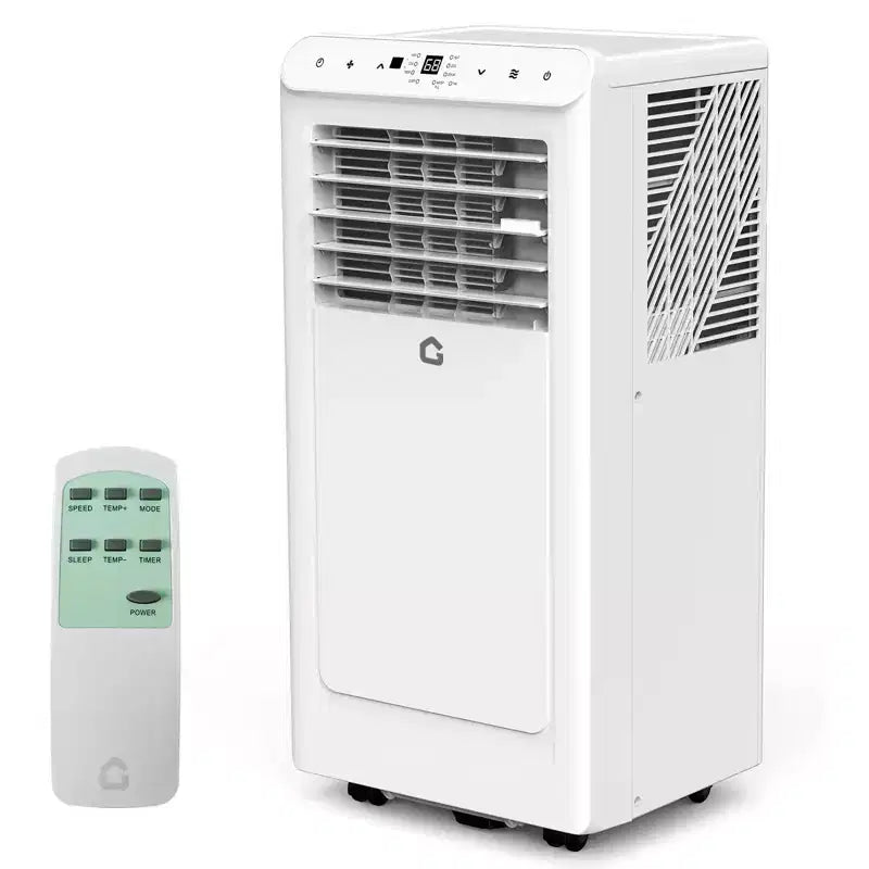 Aires acondicionados portátiles de 8,000 BTU, unidad de aire acondicionado portátil 3 en 1 que enfría hasta 32.5 m², aire acondicionado con enfriamiento rápido/ahorro de energía/temporizador de 24 horas