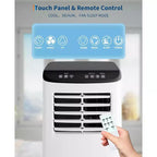 Unidad de aire acondicionado portátil Garvee de 8000 BTU, ventilador de enfriamiento 3 en 1, deshumidificador, control remoto, temporizador de apagado, kit para ventana para habitaciones de hasta 32,5 m²