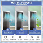 8000 BTU Portable Air Conditioner, 3-in-1 AC with Dehumidifier & Fan, for Rooms up to 350 Sq.Ft, with Remote & Window Kit