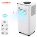 8,000 BTU (ASHRAE) / 6,000 BTU (SACC) Portable Air Conditioner /AC with Cooling, Dehumidifier Fan Function, Remote Control, Sleep Mode, 24H Timer