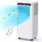 8000 BTU Ultra Quiet Portable Air Conditioner 3-in-1 AC with Dehumidifier & Fan, 24H Timer,Window Kit & Remote for 350 Sq.Ft