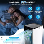Portable Air Conditioners 8000 BTU, Energy Efficient AC Unit with Remote Control