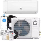 18000 BTU Wifi Mini Split AC, 19 SEER2 208-230V Inverter Ductless Wall AC w/WiFi & Alexa Compatible