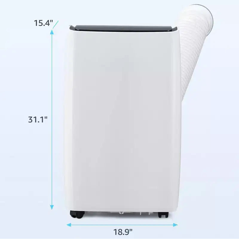 Aire Acondicionado, Aire Acondicionado Portátil de 12000 BTU con Temporizador de Ahorro de Energía de 24H