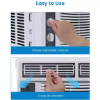 5000 BTU Window AC Unit - Small Air Conditioner Cools 150 Sq.Ft