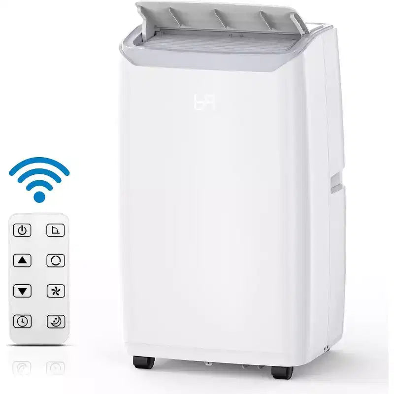 Aire acondicionado portátil 3 en 1 de 14.000 BTU con kit para ventana, enfría hasta 70 m², deshumidificador de 35,5 litros