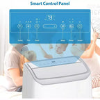 Aire acondicionado portátil 3 en 1 de 14.000 BTU con kit para ventana, enfría hasta 70 m², deshumidificador de 35,5 litros