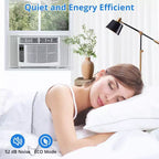 6000BTU Window Air Conditioner Units - Up to 250 Sq.Ft. 115V Air Conditioner Window Unit With Remote