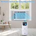 6000BTU Window Air Conditioner Units - Up to 250 Sq.Ft. 115V Air Conditioner Window Unit With Remote