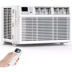 ZAFRO 10,000 BTU Window Air Conditioner Cools up to 450 Sq. ft, Ultra Quiet Window AC Unit with Remote Control