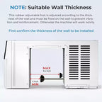 ZAFRO 12,000 BTU Window Air Conditioners Cools up to 550 Sq. Ft, U-Shaped Air Condtioner Window Unit with 6 Modes 24H Timer,
