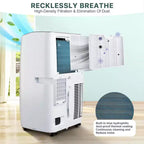 12,000 BTU Portable Air Conditioner for Rooms Up to 550 Sq.Ft, 3-in-1 AC/Dehumidifier/Fan