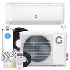 12000 BTU Wifi Mini Split AC, 21 SEER2 208-230V Inverter Ductless Wall AC w/WiFi & Alexa Compatible