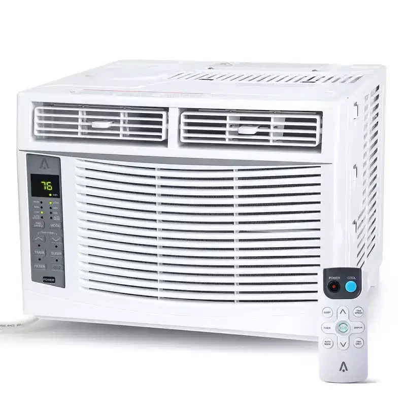 8000 BTU Window Air Conditioner, Ultra Quiet Air Conditioner Window Unit for Rooms Up to 350 Sq. Ft