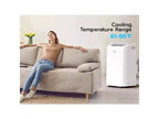 ZAFRO Portable Air Conditioners with WiFi, 44dB Ultra-Quiet, R32 Eco-Friendly,Fast Cooling in 30s, No Drainage Needed