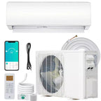 12,000 BTU Ductless Mini Split AC System, 20 SEER2 R45 Series Wifi Enabled Ductless AC Cool Up to 750 Sq. Ft, Complete Installation Kit, 208V/230V