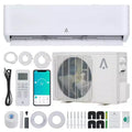 9,000 BTU Mini Split AC/Heating System, Split Air Conditioner & Heater, 23 SEER2 / 115V, Cools Rooms Up to 500 Sq. Ft., White