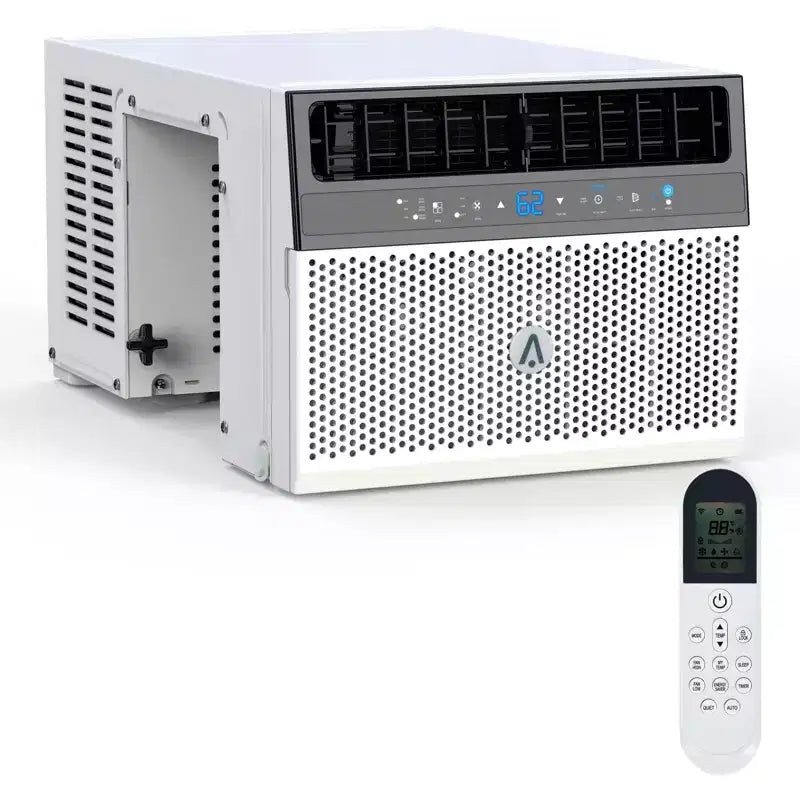 Window Air Conditioner, AC Window Unit with Washable Filter, Wi-Fi Enabled w/Remote, Cools Up to 350 Square Feet, 6 Modes, 115V/60Hz