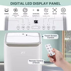 14000 Btu Portable Air Conditioner Fast Cooling 750 Sq.ft, 3-in-1 Floor Air Conditioner Portable W/cooling, Dehumidification And Fan