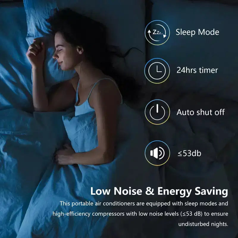 14,000 BTU Portable air conditioners, 750 Sq Ft Coverage, 4-in-1 Function,Dual Motor with Dehumidifier & Remote, Ideal for Large Rooms & Campers