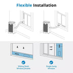 14,000 BTU Portable air conditioners, 750 Sq Ft Coverage, 4-in-1 Function,Dual Motor with Dehumidifier & Remote, Ideal for Large Rooms & Campers