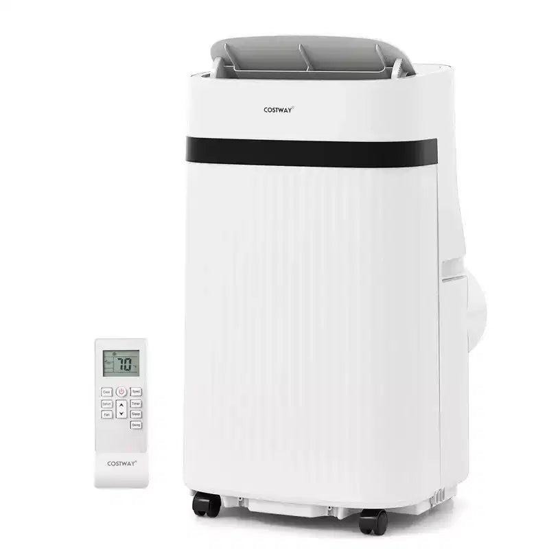 Costway 12000 BTU Portable Air Conditioner with Fan & Dehumidifier Sleep Mode 24H Timer