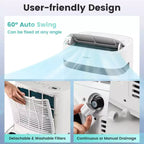 Costway 12000 BTU Portable Air Conditioner with Fan & Dehumidifier Sleep Mode 24H Timer
