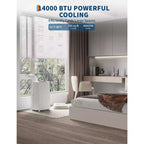 3-in-1 14,000 BTU Portable Air Conditioner, Portable AC Units for Rooms with Dehumidifier & Fan, Room Air Conditioner Cools Up to 750 Sq. Ft