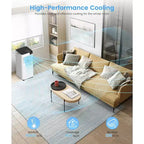 ZAFRO Portable Air Conditioners, Portable AC Unit with Cool, Fan & Dry Modes/Fast Cooling/Energy Efficient/Remote Control