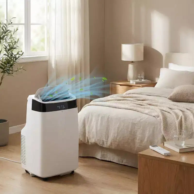 Acekool 10000 BTU Portable Air Conditioner, 3-in-1 AC with Fan & Dehumidifier, Remote, 3 Speeds, 24H Timer, Cools Rooms Up to 450 Sq.Ft, Easy Install