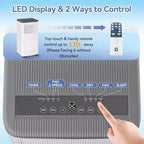 Acekool 8,000 BTU Portable Air Conditioner  3-in-1 AC/Dehumidifier/Fan, Cools 350 sq ft, Quiet Sleep Mode, Remote Control & Window Kit