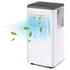 Acondicionador de aire portátil de 10000 BTU con ruedas, unidad de aire acondicionado portátil con control remoto, aire acondicionado interior para habitaciones de 560 pies cuadrados, modos de enfriamiento/ventilador/seco