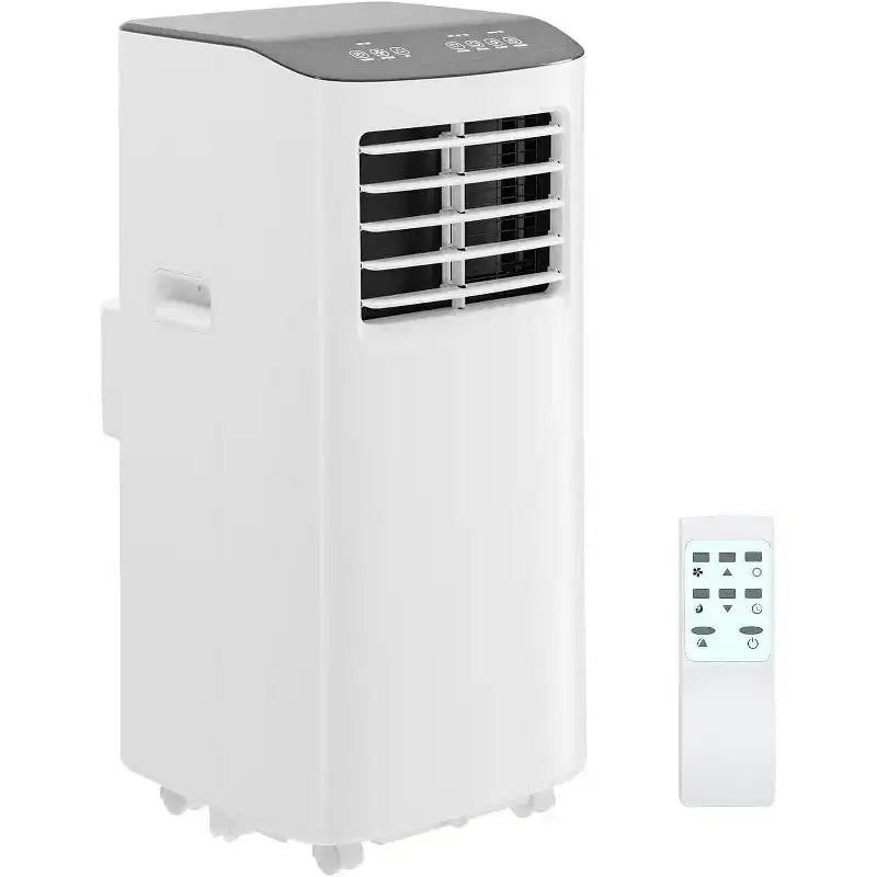 Acekool Aire Acondicionado Portátil de 8,000 BTU, Ventilador Deshumidificador de CA 4 en 1, Control Remoto, Temporizador, para Habitaciones de hasta 350 Pies Cuadrados, Kit para Ventana