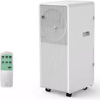 Acekool 14,000 BTU Portable Air Conditioner, 3-in-1 AC Dehumidifier Fan, Remote, Sleep Mode, Timer, Window Kit, for 225300 Sq. Ft Room, White