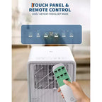 Acekool 14,000 BTU Portable Air Conditioner, 3-in-1 AC Dehumidifier Fan, Remote, Sleep Mode, Timer, Window Kit, for 225300 Sq. Ft Room, White