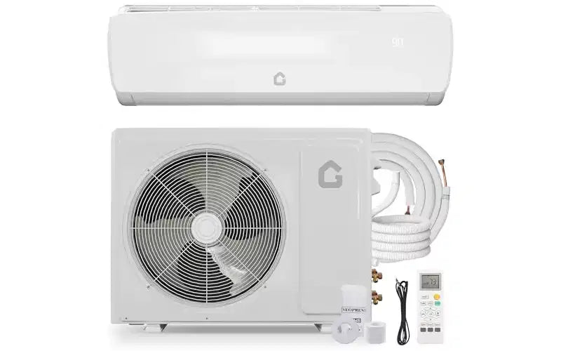 Garvee 12000 BTU Ductless Mini Split Air Conditioner and Heat Pump,3-in-1 All-in-One Cooling Heating and Dehumidifier,10ft Pre-Charged Line Set