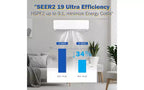 Garvee 12000 BTU Mini Split AC w/WiFi Work Alexa 19 SEER2 Cools Up to 750 Sq. Ft, w/1 Ton Heat Pump Pre-Charged & Installation Kit, Ultra-Quiet