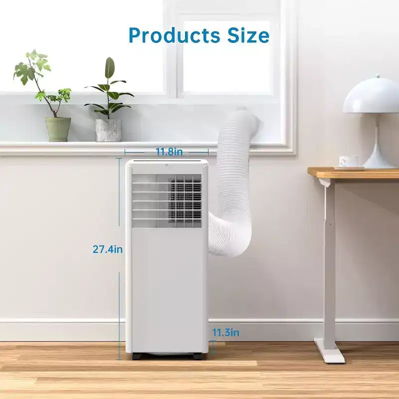 Acekool 8,000 BTU Portable Air Conditioner, 3-in-1 AC with Fan & Dehumidifier, Sleep Mode, Cools Rooms up to 250 Sq Ft