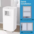 Acekool 8,000 BTU Portable Air Conditioner, 3-in-1 Cooling Fan Dehumidifier, Quiet AC with Remote, Timer, Window Kit for Rooms up to 350 Sq Ft