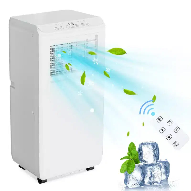 Acekool 8,000 BTU Portable Air Conditioner, 3-in-1 Cooling Fan Dehumidifier, Quiet AC with Remote, Timer, Window Kit for Rooms up to 350 Sq Ft