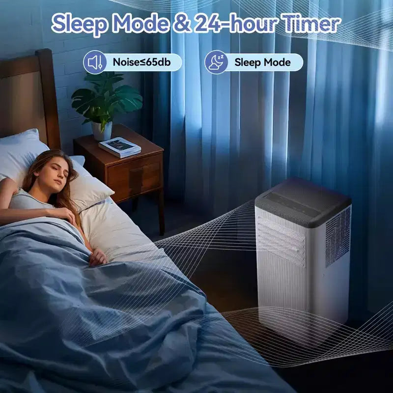 10000 BTU Portable Air Conditioner with Heater 3 in-1 Cooling, AC Portable Air Conditioner