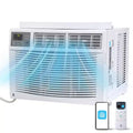 12,000 BTU Window Air Conditioner with WiFi, Energy Efficient Window AC Unit Cools Up to 550 Sq.Ft. with Remote/App Control, Ideal for Apartment