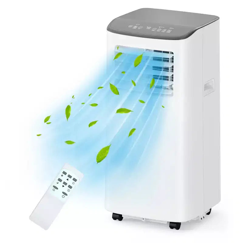 8000 BTU Portable Air Conditioner - Cools 350 Sq.Ft 3 in-1 Portable AC Dehumidifier Fan