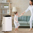 Acekool 15000 BTU Smart Portable Air Conditioner, 5-in-1 Indoor AC, Remote, Silent, Up to 850 Sq Ft, for Bedroom Office, Black Top