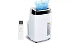 GustoWave 10,000 BTU Portable Air Conditioner - 3-in-1 AC with Remote, Dehumidifier & Fan, Cools Up to 450 Sq.Ft, Quiet, 24H Timer