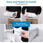 15K BTU Portable AC for Large Rooms - Cooling, Dehumidifier & Fan for 500-850 Sq Ft Spaces, One-year Warranty